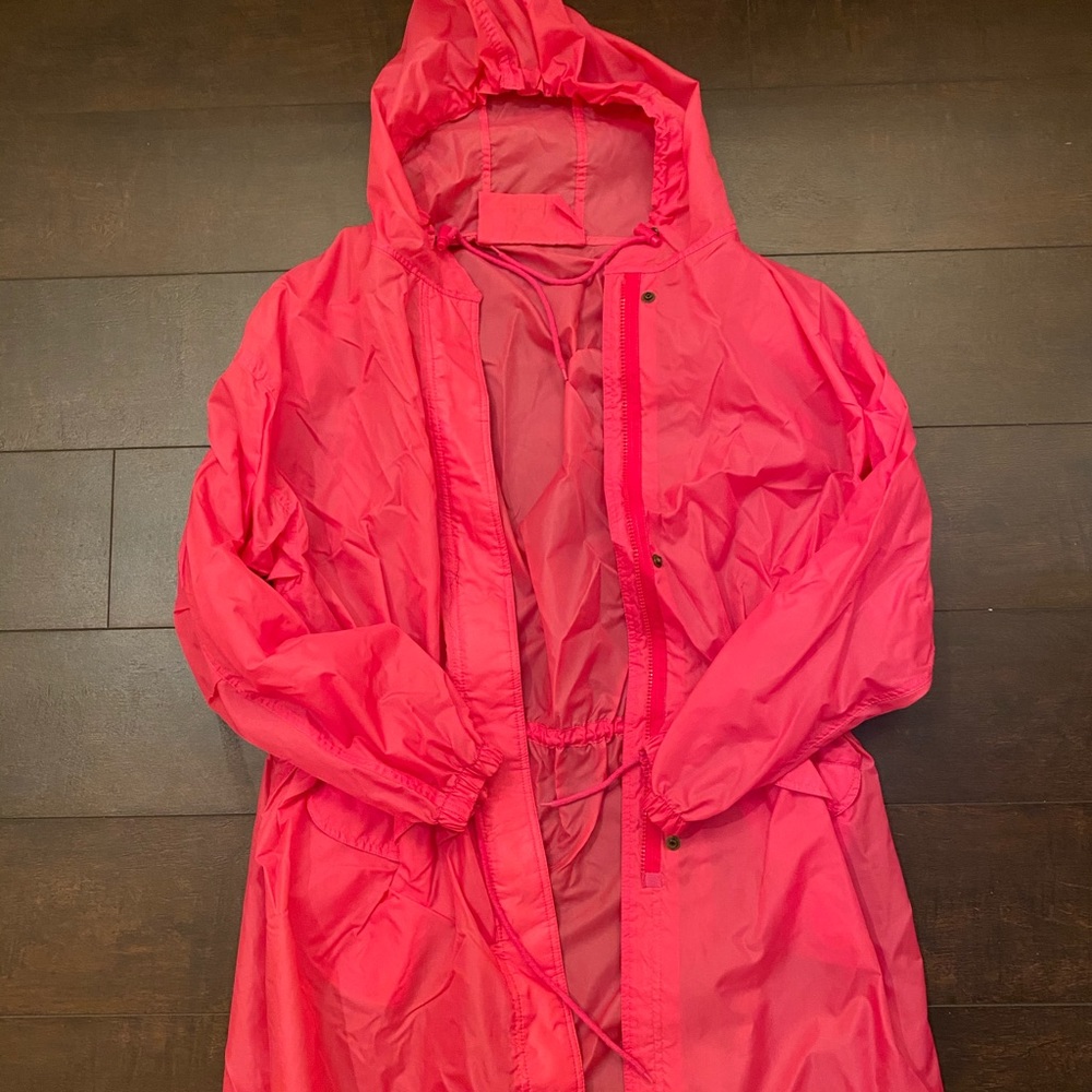 Hot Pink Rain Jacket